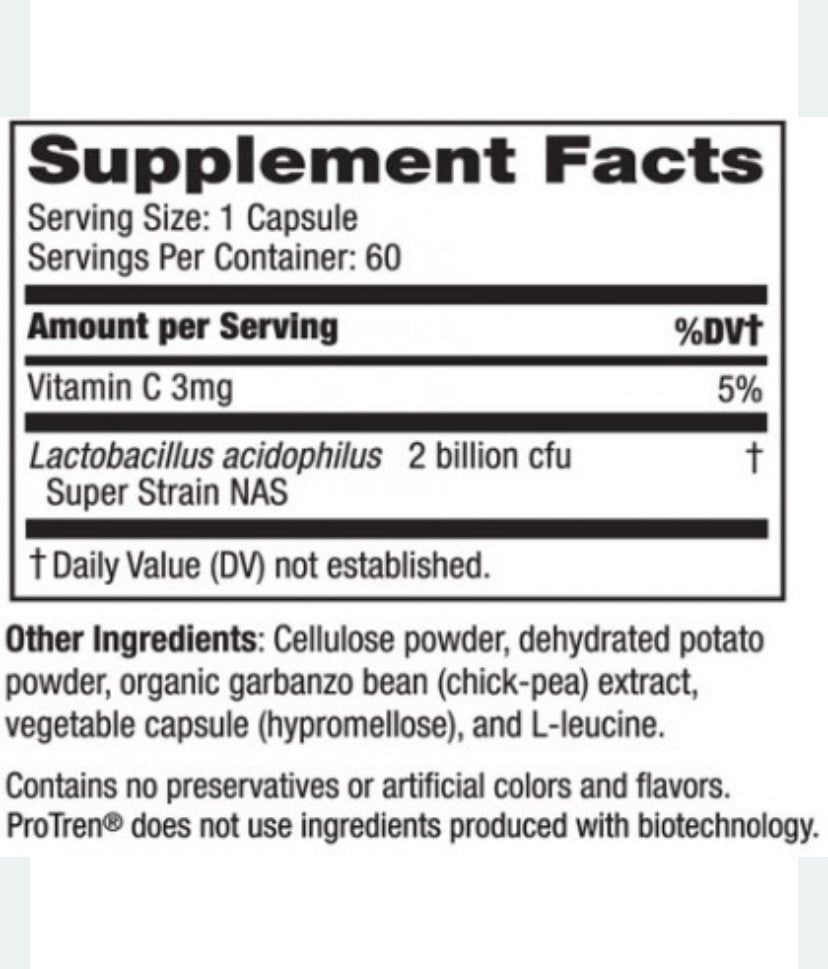 SUPERDOPHILUS DAIRY FREE- 60 caps