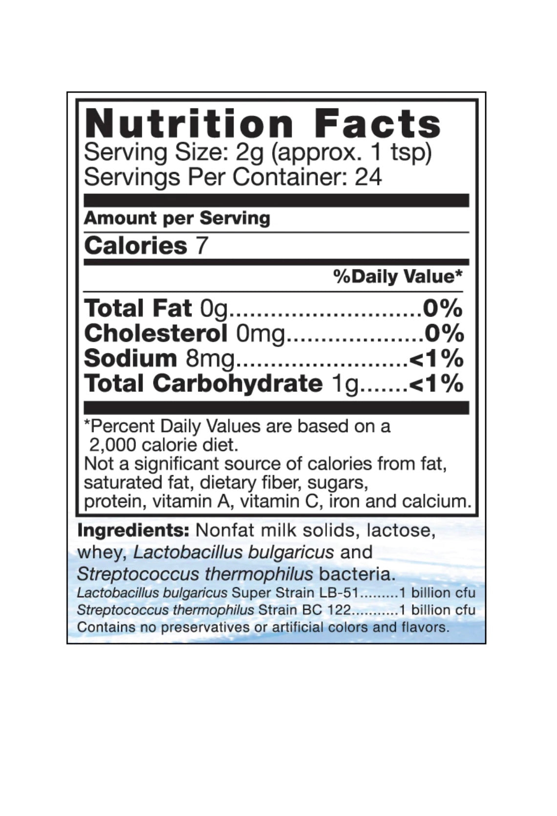 Probiotic Yogurt Starter